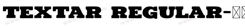 Textar Regular字体转换